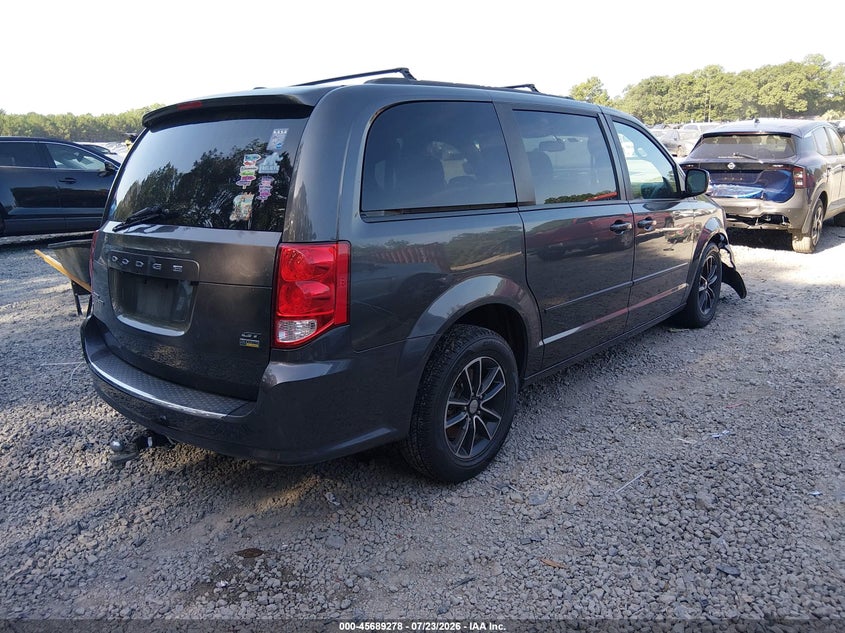 Vin: 2c4rdgeg8hr790496, lot: 46187885, dodge grand caravan gt 20174
