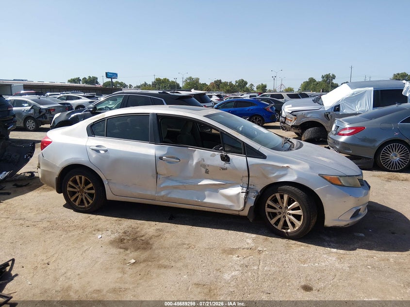 2012 Honda Civic Ex VIN: 2HGFB2F8XCH317797 Lot: 45689298