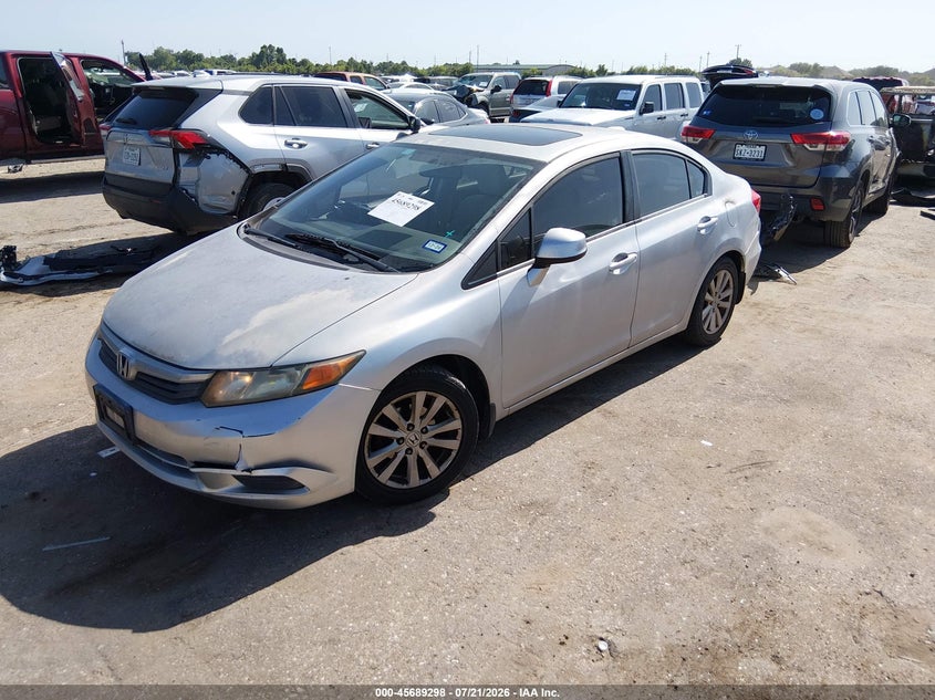 2012 Honda Civic Ex VIN: 2HGFB2F8XCH317797 Lot: 45689298