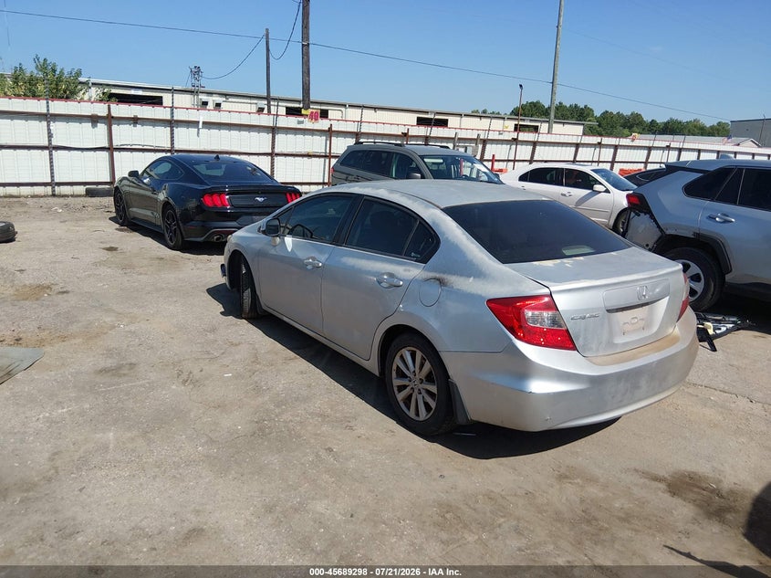 2012 Honda Civic Ex VIN: 2HGFB2F8XCH317797 Lot: 45689298