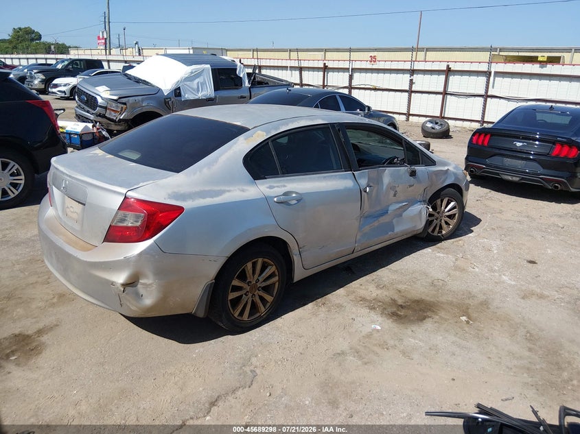 2012 Honda Civic Ex VIN: 2HGFB2F8XCH317797 Lot: 45689298