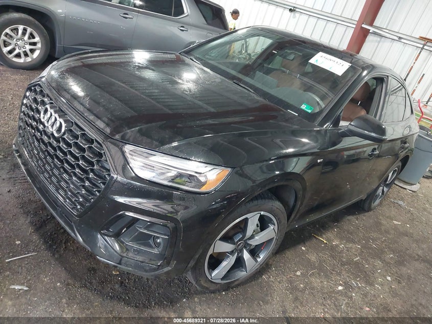Vin: wa15abfy7n2046085, lot: 46187928, audi q5 sportback premium plus 45 tfsi s line quattro s tronic 20222