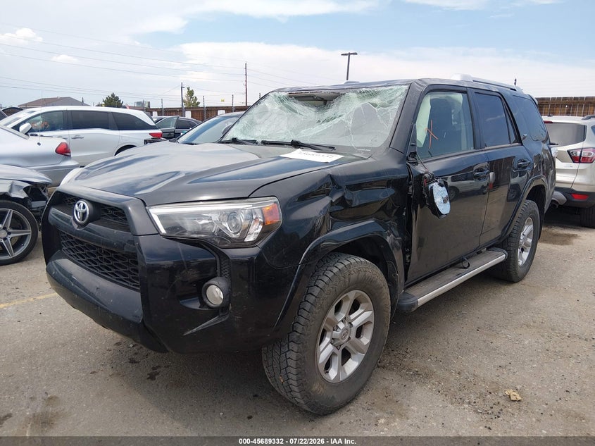 Vin: jtebu5jrxg5404617, lot: 46187939, toyota 4runner sr5 20162