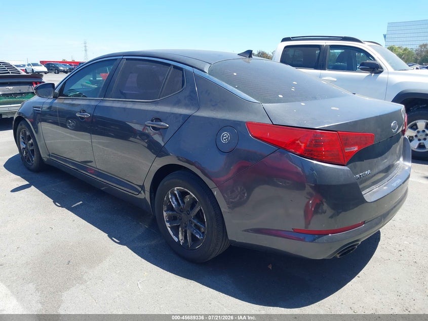 Vin: knagm4a70b5117733, lot: 46187943, kia optima lx 20113