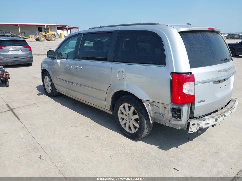 Vin: 2c4rc1bg2cr208678, lot: 46187955, chrysler town & country touring 20123