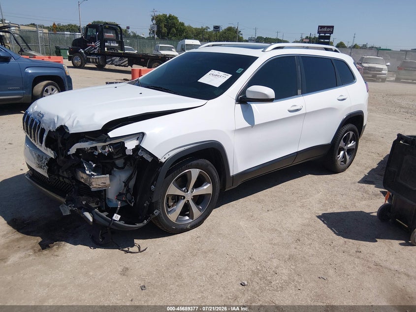 2020 Jeep Cherokee, Front End, IAAI, VIN 1C4PJLDB6LD631857 — photo 2
