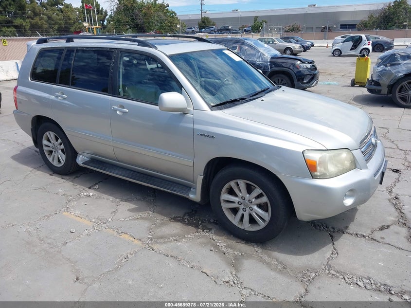 2006 Toyota Highlander Hybrid Limited V6 VIN: JTEDW21A860007690 Lot: 45689378