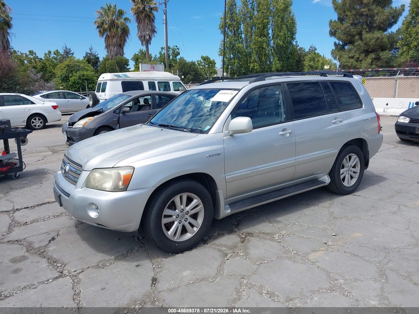 2006 Toyota Highlander Hybrid Limited V6 VIN: JTEDW21A860007690 Lot: 45689378