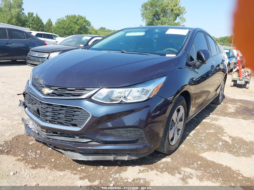 2016 Chevrolet Cruze, Удар спереду, IAAI, VIN 1G1BC5SM9G7260775 — фото 2