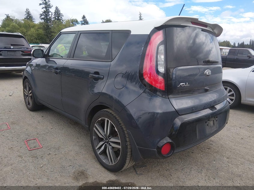 Vin: kndjp3a52g7256461, lot: 46188009, kia soul + 20163
