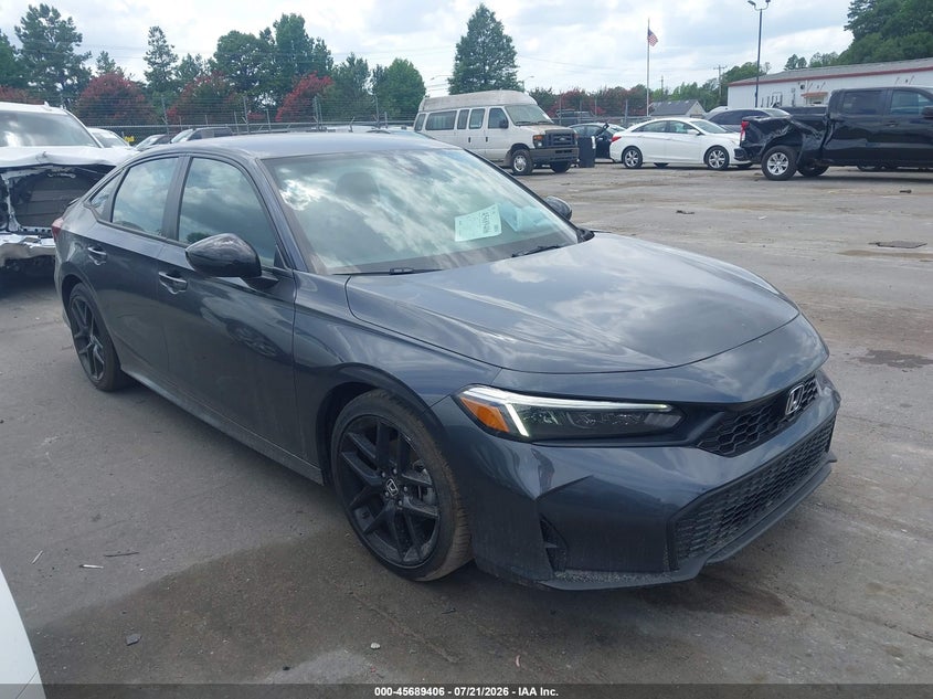 2025 Honda Civic Sport VIN: 2HGFE2F59SH598146 Lot: 45689406