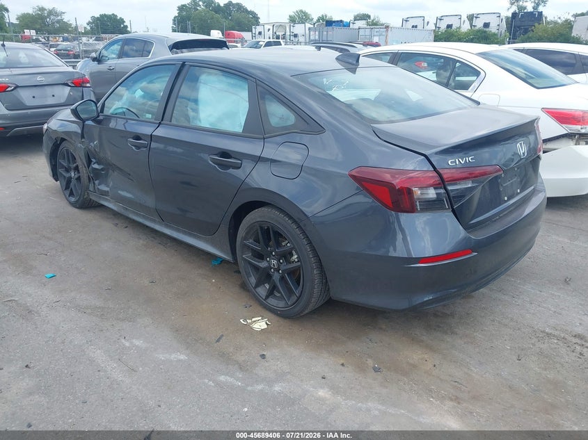 2025 Honda Civic Sport VIN: 2HGFE2F59SH598146 Lot: 45689406