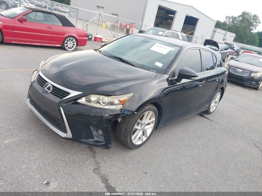 Vin: jthkd5bh2e2193646, lot: 46188024, lexus ct 200h 20142
