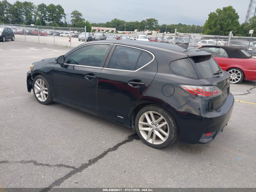 Vin: jthkd5bh2e2193646, lot: 46188024, lexus ct 200h 20143