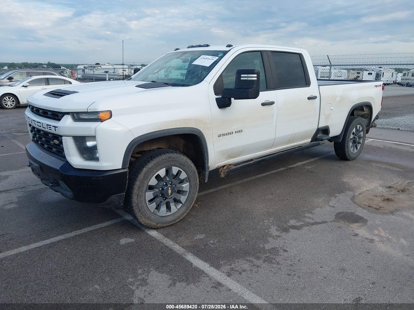 Vin: 1gc1yme72nf353774, lot: 46188027, chevrolet silverado 2500hd 4wd  long bed custom 20222