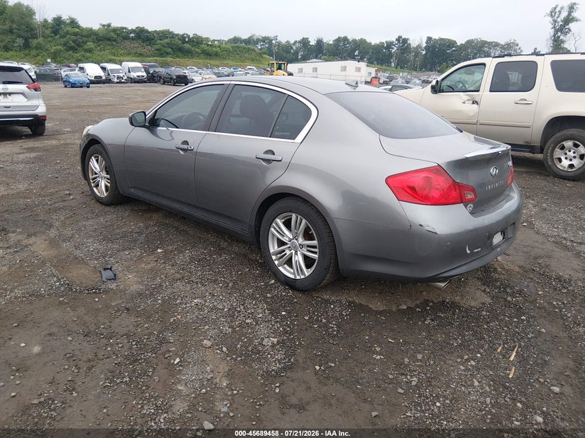 2013 INFINITI G37X auction photo 3