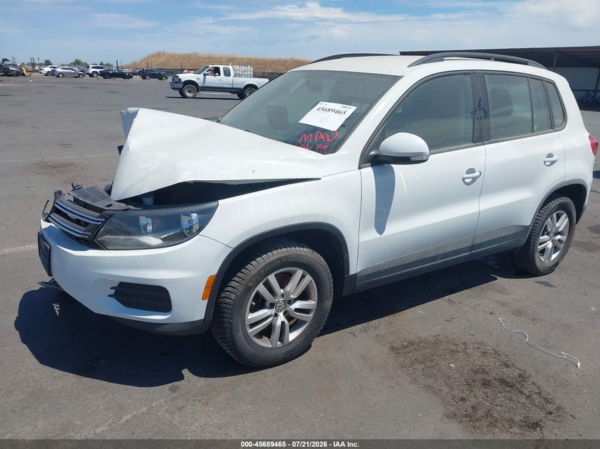 2015 Volkswagen Tiguan S VIN: WVGBV7AX5FW517990 Lot: 45689465