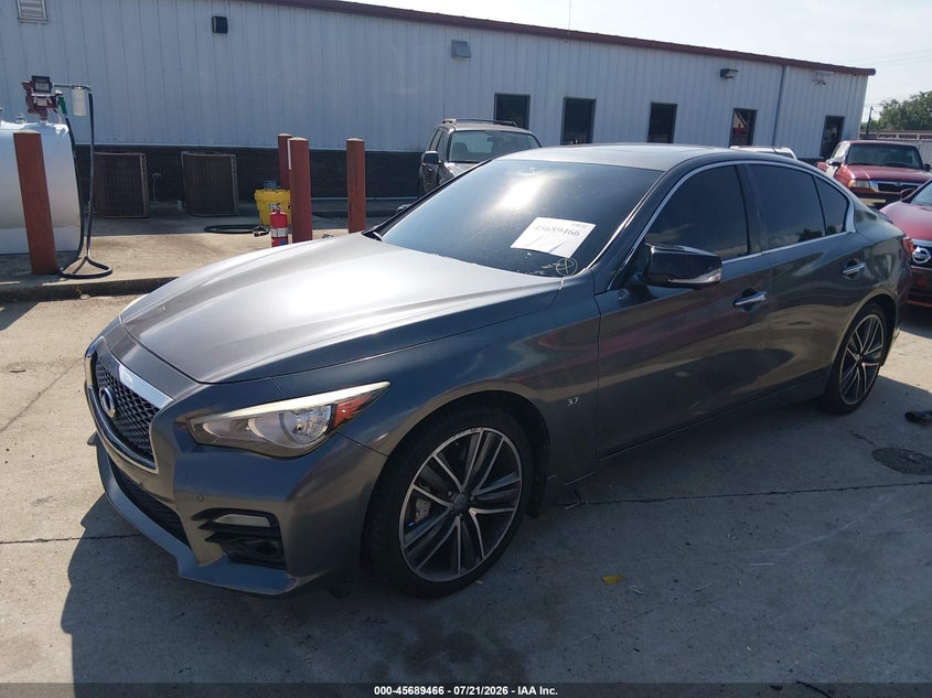 2014 Infiniti Q50 Sport VIN: JN1BV7AR8EM704871 Lot: 45689466