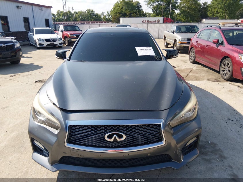 2014 Infiniti Q50 Sport VIN: JN1BV7AR8EM704871 Lot: 45689466