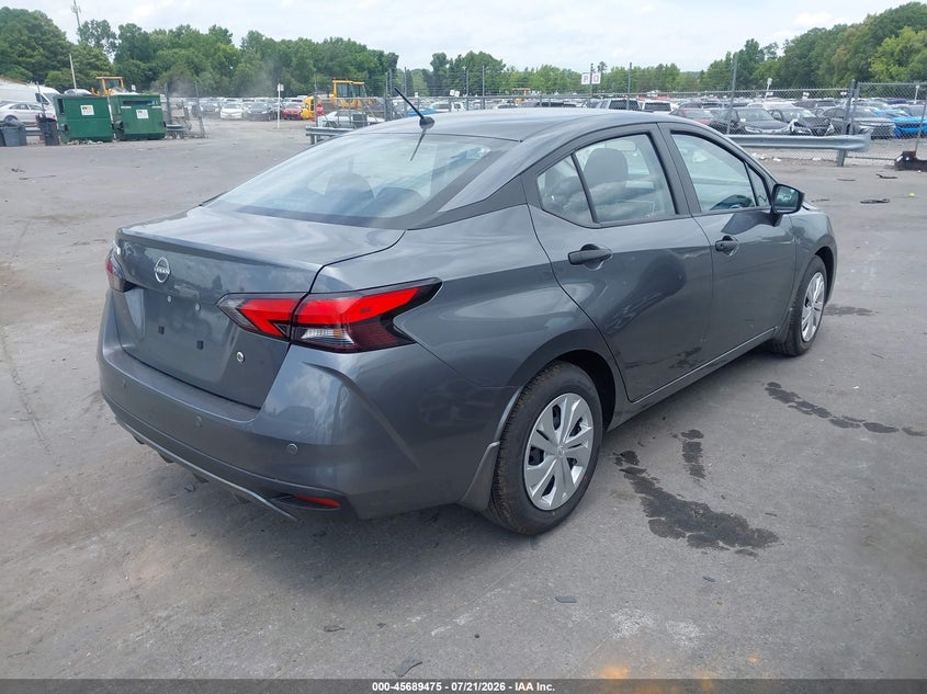 2025 Nissan Versa 1.6 S VIN: 3N1CN8DV2SL868223 Lot: 45689475