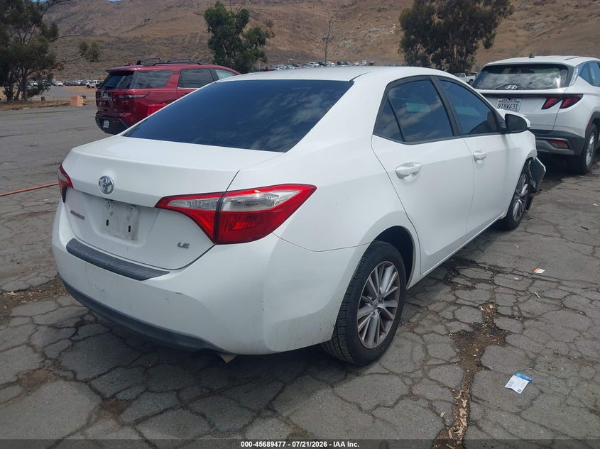 2014 Toyota Corolla Le Plus VIN: 5YFBURHE9EP033786 Lot: 45689477
