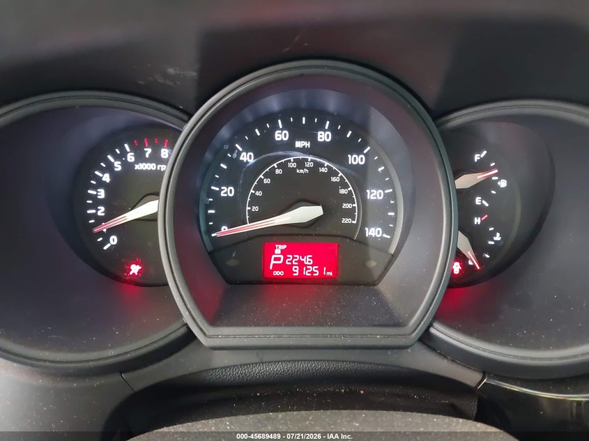 2017 Kia Rio Lx VIN: KNADM4A36H6057461 Lot: 45689489