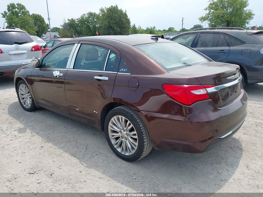 Vin: 1c3ccbcg7cn210518, lot: 46188121, chrysler 200 limited 20123