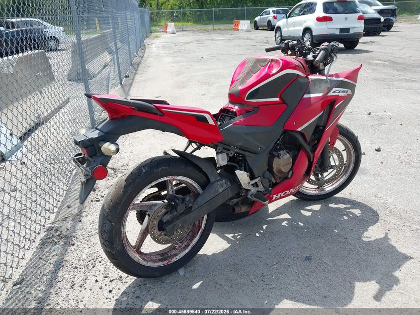 2018 HONDA CBR300 auction photo 4