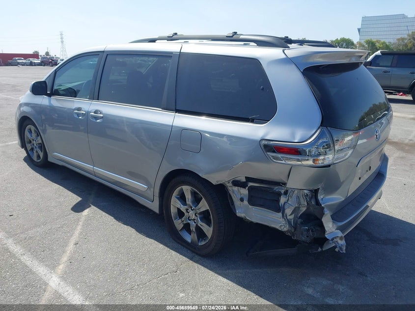 Vin: 5tdxk3dc9cs236324, lot: 46188156, toyota sienna se 8 passenger 20123
