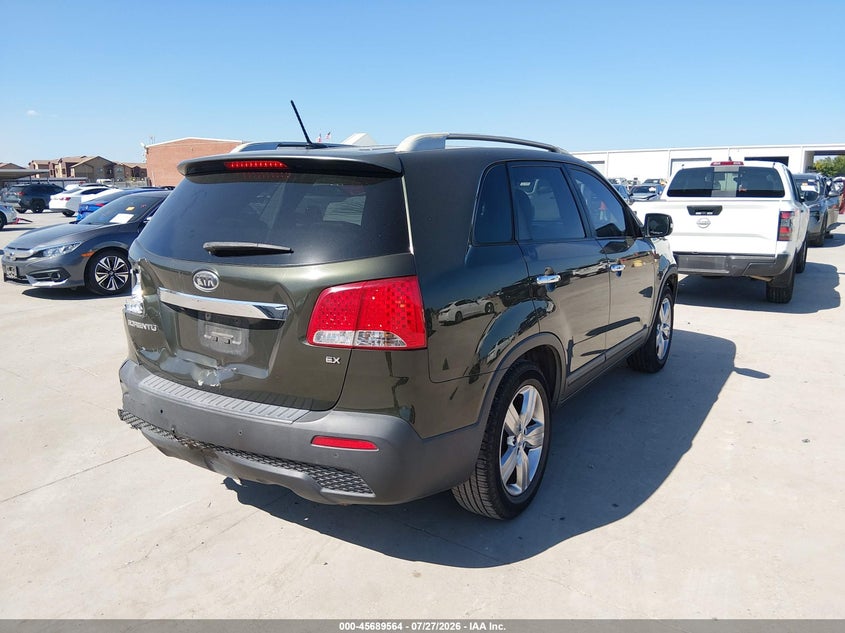 Vin: 5xyku4a60dg332611, lot: 46188171, kia sorento ex 20134
