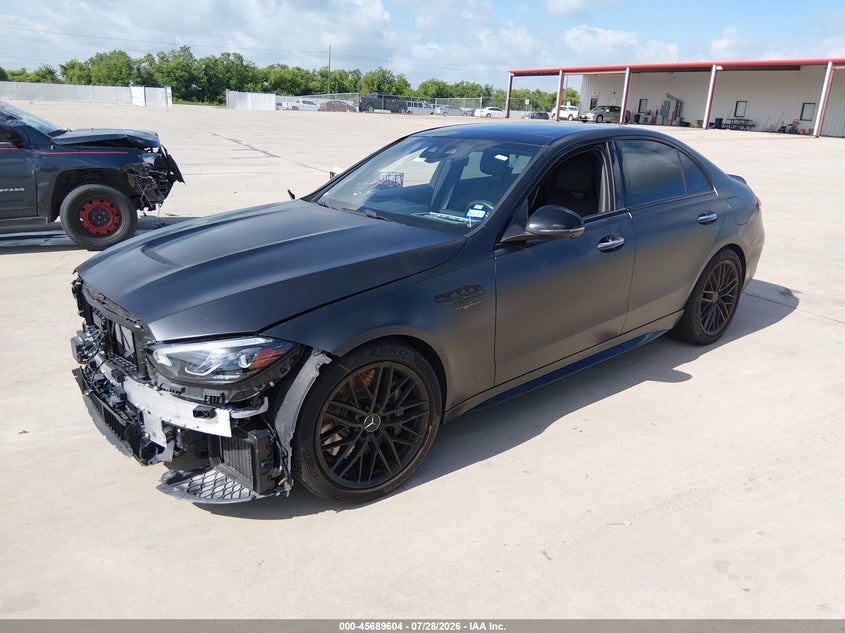 Vin: w1kaf8ab3rr235752, lot: 46188211, mercedes-benz amg c 63 s e performance 20242