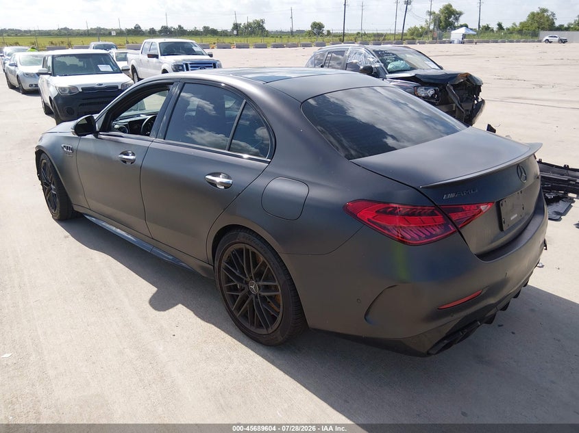 Vin: w1kaf8ab3rr235752, lot: 46188211, mercedes-benz amg c 63 s e performance 20243