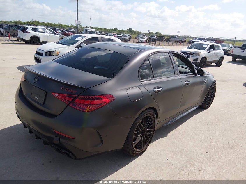 Vin: w1kaf8ab3rr235752, lot: 46188211, mercedes-benz amg c 63 s e performance 20244