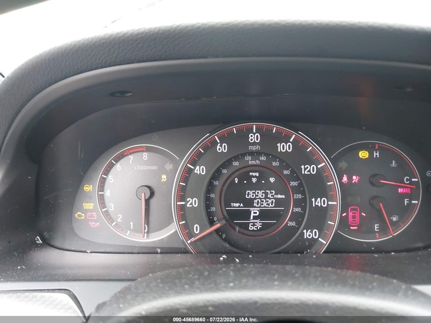 2016 HONDA ACCORD auction photo 7