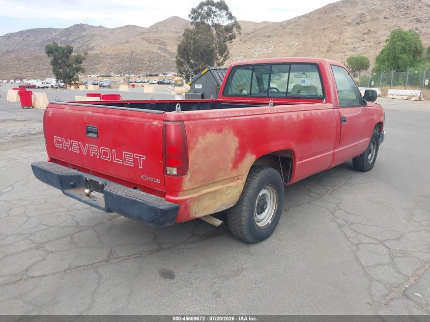 1993 CHEVROLET GMT-400 VIN 1GCEC14Z4PE210061 nuotrauka 4