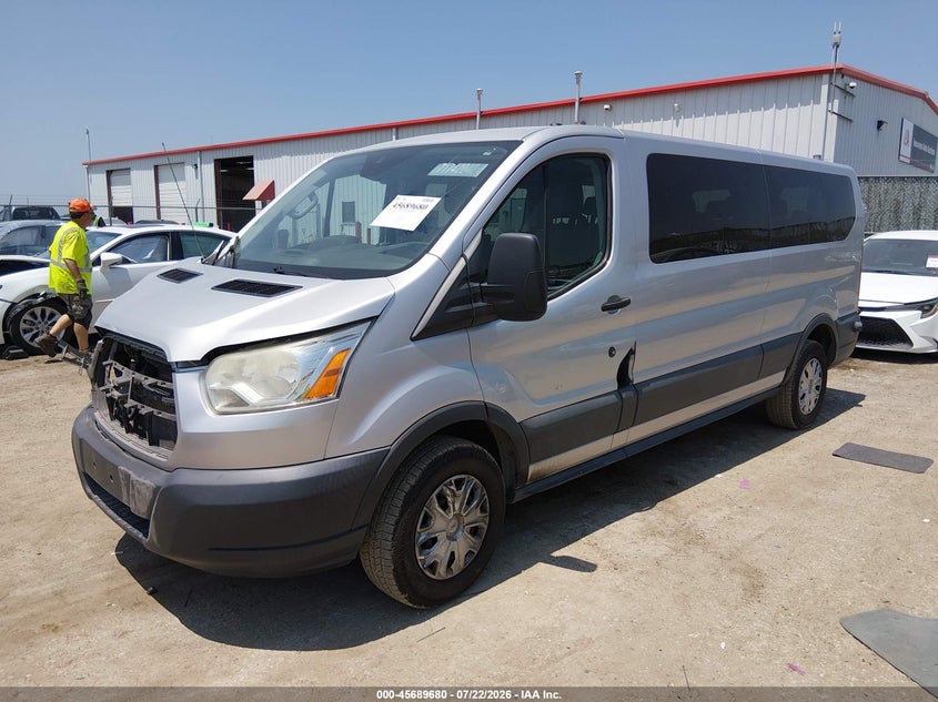 Vin: 1fbzx2ym0hkb16387, lot: 46188287, ford transit-350 xlt 20172