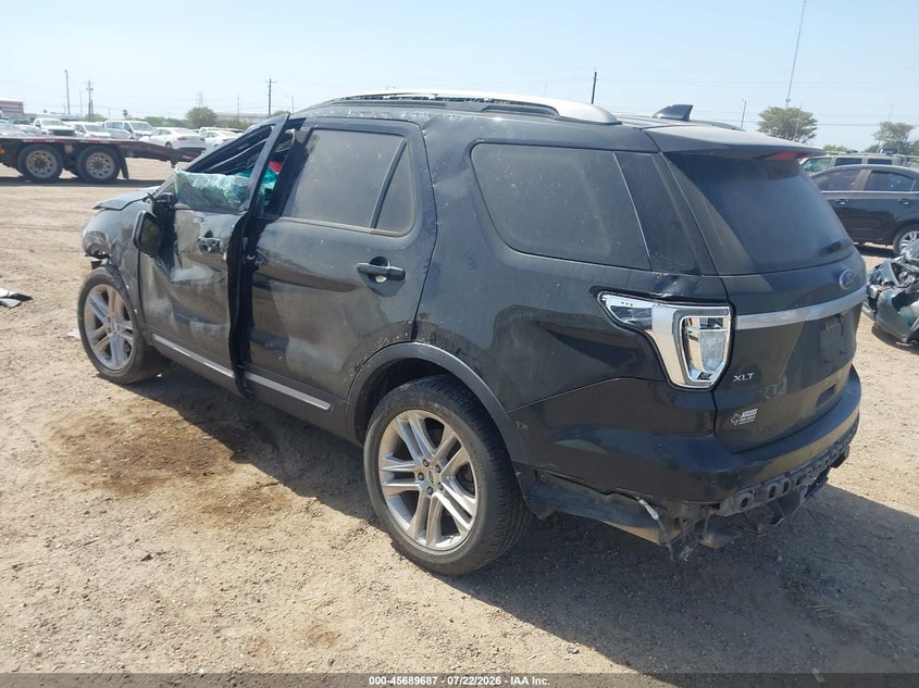 Vin: 1fm5k7d88hgb62482, lot: 46188294, ford explorer xlt 20173