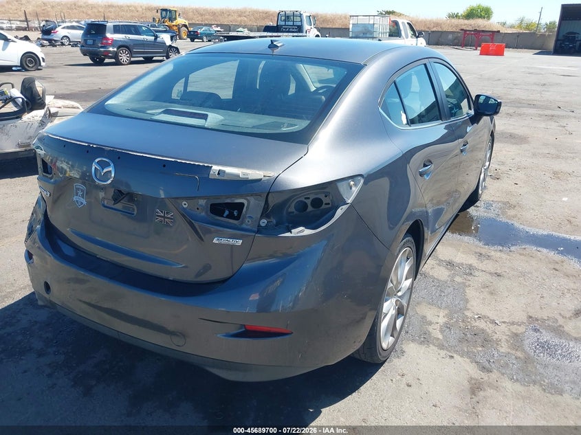 Vin: jm1bm1x38g1289300, lot: 46188307, mazda mazda3 s grand touring 20164
