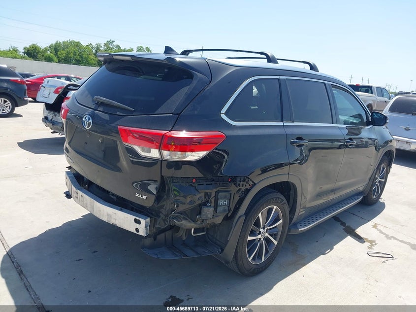 2017 Toyota Highlander Xle VIN: 5TDKZRFH5HS195411 Lot: 45689713