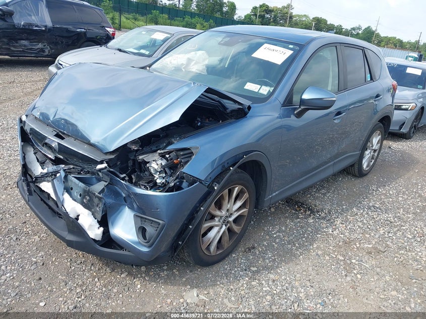 Vin: jm3ke4dy4f0469786, lot: 46188328, mazda cx-5 grand touring 20152