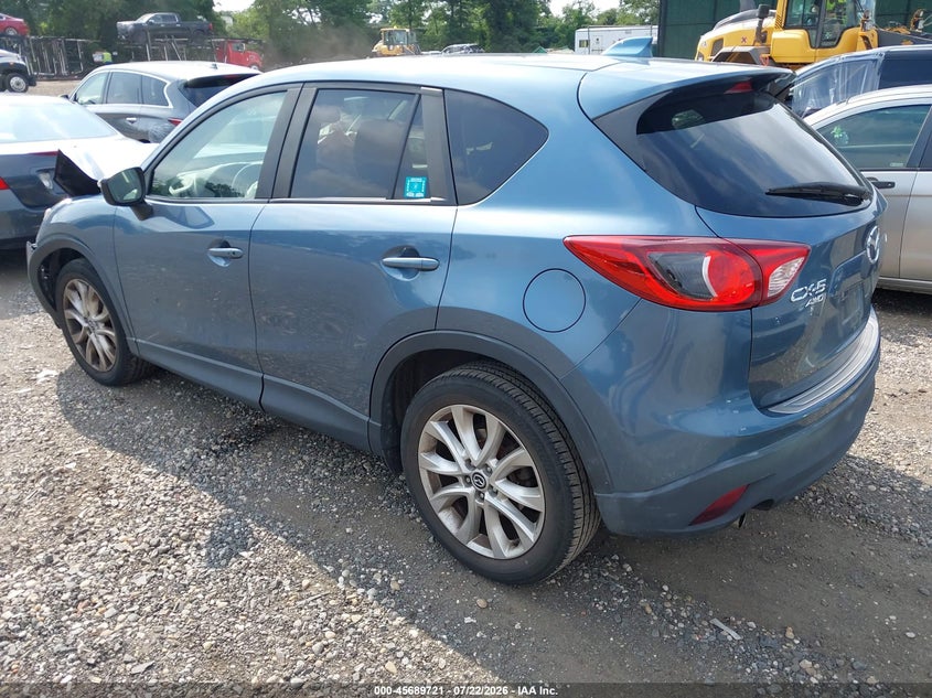 Vin: jm3ke4dy4f0469786, lot: 46188328, mazda cx-5 grand touring 20153