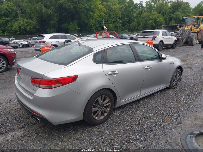 Vin: 5xxgt4l19gg055167, lot: 46188339, kia optima lx turbo 20164