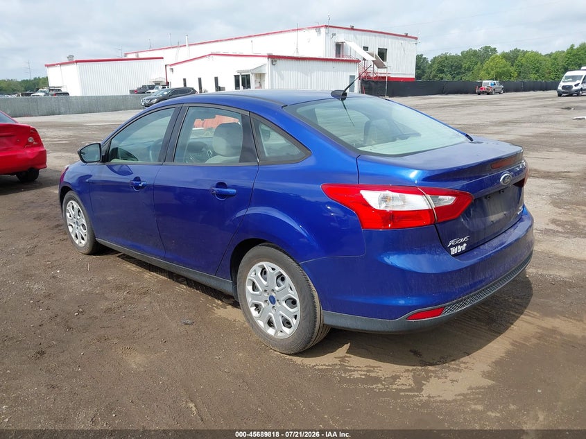 Vin: 1fahp3f28cl462808, lot: 46188425, ford focus se 20123