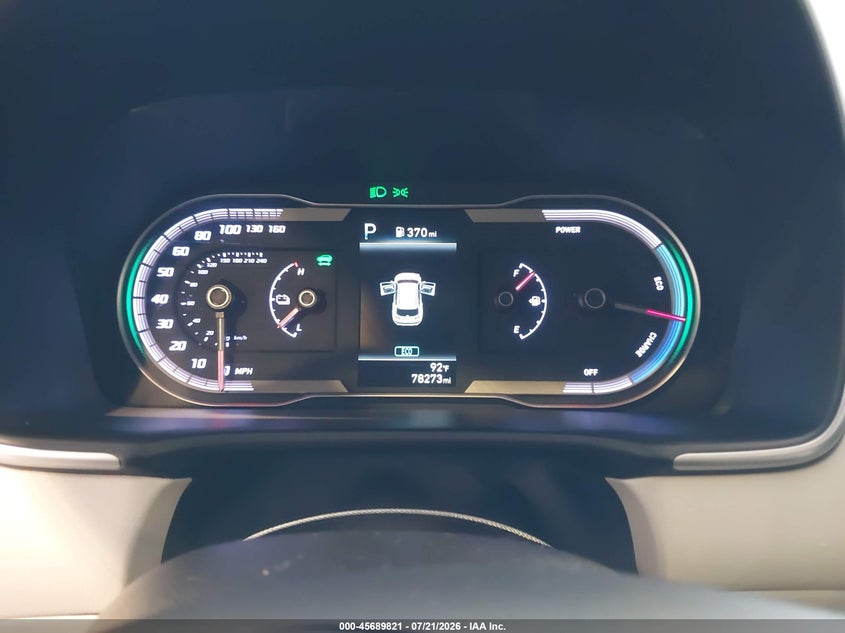2022 Hyundai Tucson Hybrid Blue VIN: KM8JBCA12NU061787 Lot: 45689821