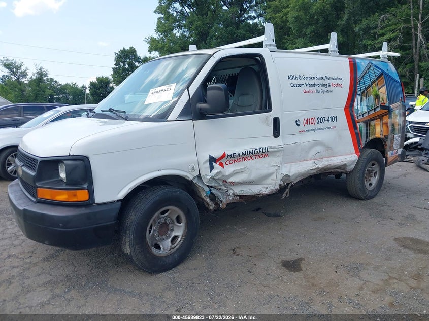 Vin: 1gcwgfca4b1187107, lot: 46188430, chevrolet express 2500 work van 20112