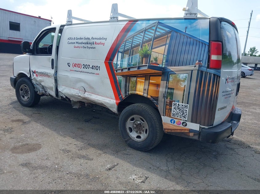 Vin: 1gcwgfca4b1187107, lot: 46188430, chevrolet express 2500 work van 20113