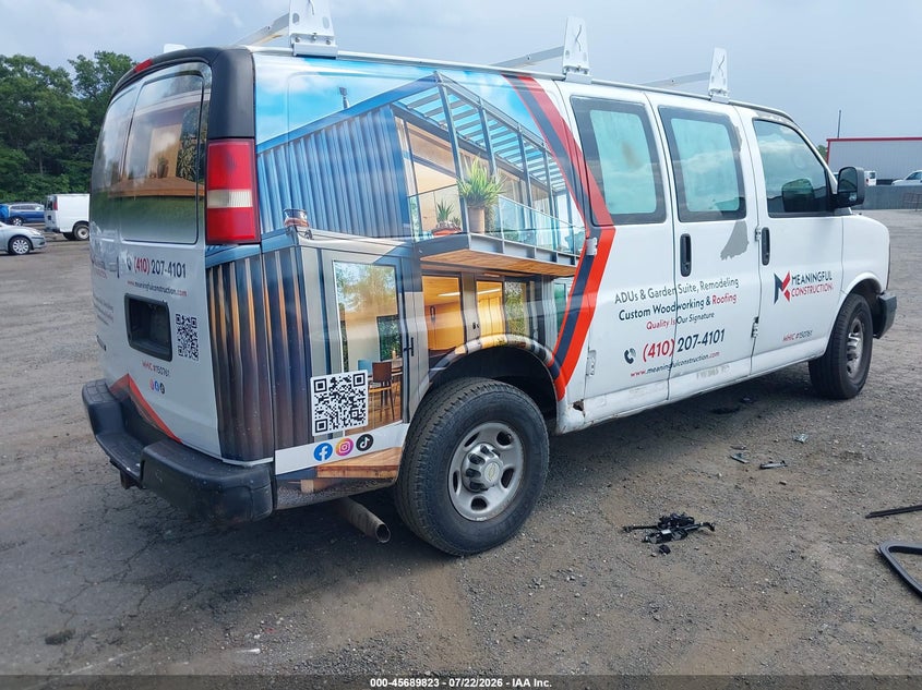 Vin: 1gcwgfca4b1187107, lot: 46188430, chevrolet express 2500 work van 20114
