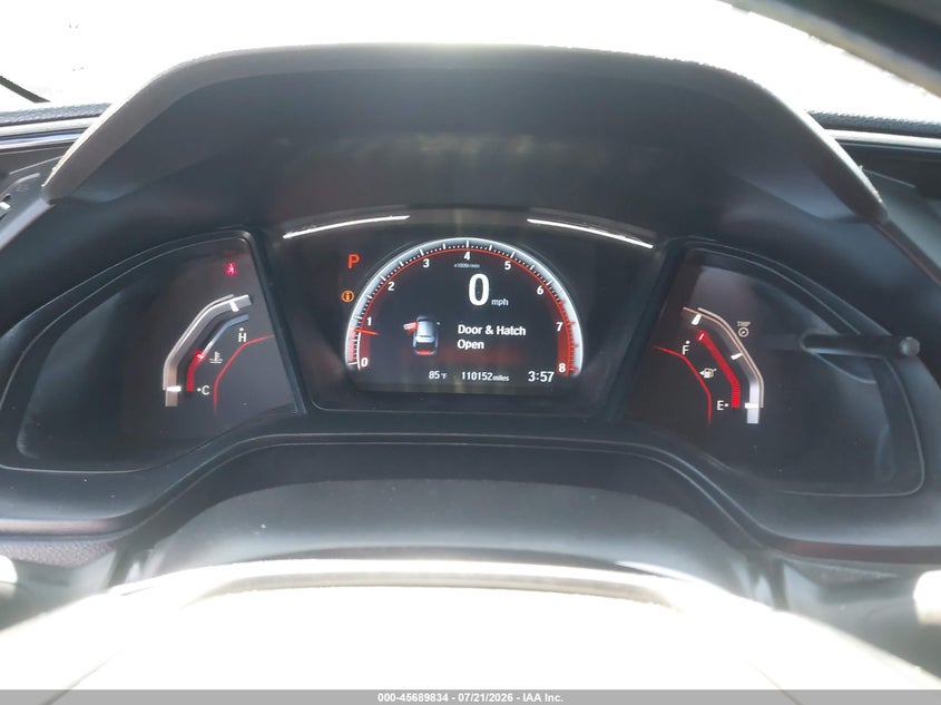2019 Honda Civic Sport VIN: SHHFK7H49KU419486 Lot: 45689834