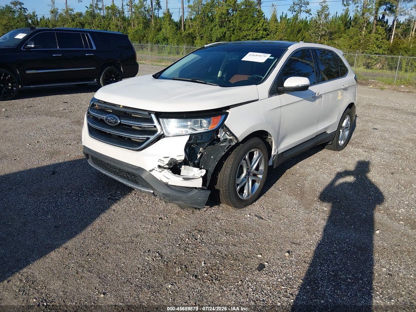 Vin: 2fmpk3k90jbc30459, lot: 46188486, ford edge titanium 20182