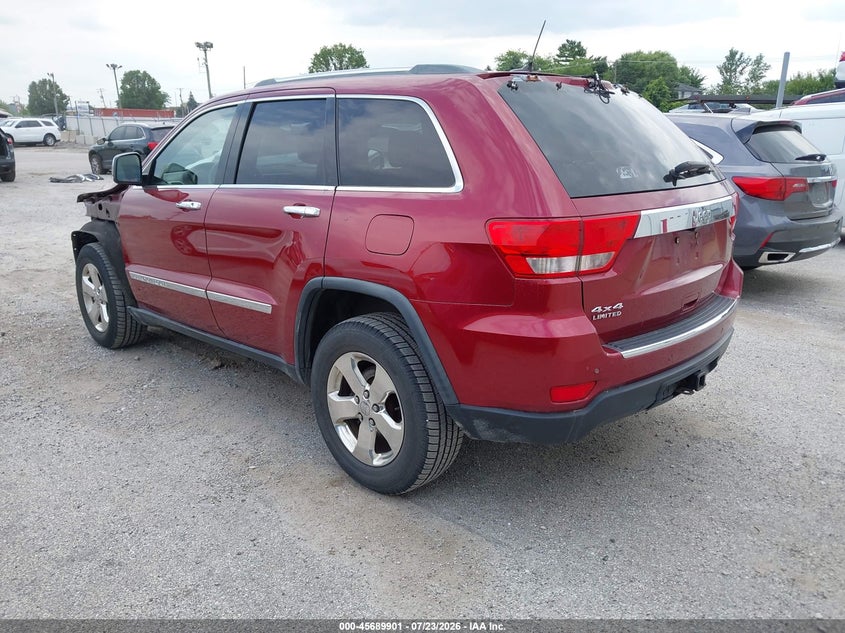 Vin: 1c4rjfbgxcc159709, lot: 46188508, jeep grand cherokee limited 20123